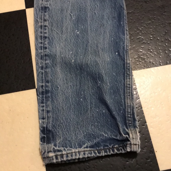 Levi’s Original 501 distressed red tag jeans 38X34 - Picture 5 of 12